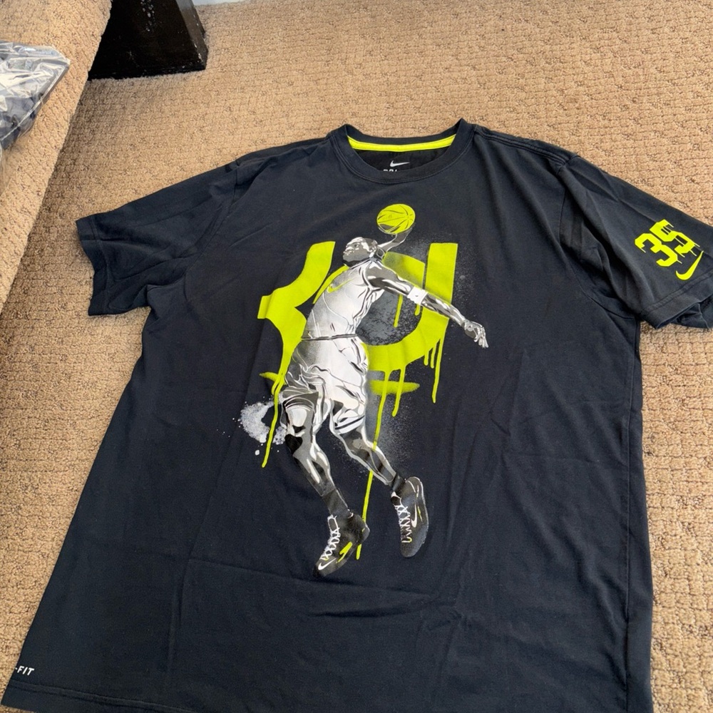 Nike Kevin Durant NBA black tee like new XL
